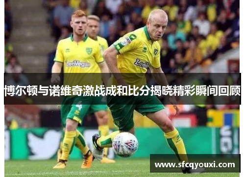 博尔顿与诺维奇激战成和比分揭晓精彩瞬间回顾